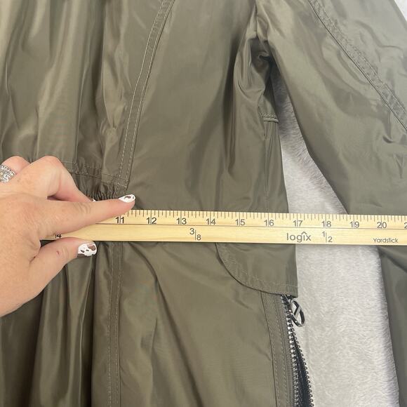 Laundry by Shelli Segal Coat Rainwear Camo Green SZ L - Picture 13 of 13
